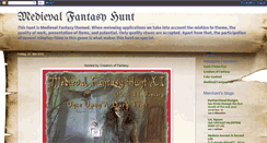 Desktop Screenshot of medievalfantasyhunt.blogspot.com