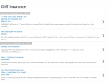 Tablet Screenshot of cliffinsurance.blogspot.com
