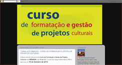 Desktop Screenshot of cursosproducao.blogspot.com
