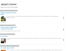 Tablet Screenshot of jaclyn-corner.blogspot.com