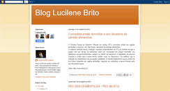 Desktop Screenshot of lucilenebrito.blogspot.com