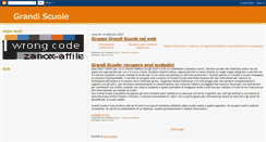 Desktop Screenshot of grandiscuole.blogspot.com