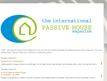 Tablet Screenshot of passivehousemagazine.blogspot.com