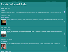 Tablet Screenshot of jennifersjournal-india.blogspot.com