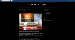 Desktop Screenshot of elkagallery.blogspot.com