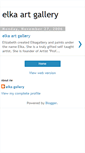 Mobile Screenshot of elkagallery.blogspot.com