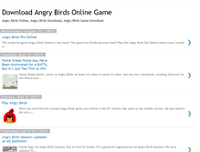 Tablet Screenshot of downloadangrybird.blogspot.com