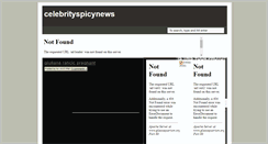 Desktop Screenshot of celebrityspicynews.blogspot.com