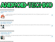 Tablet Screenshot of android-techno.blogspot.com