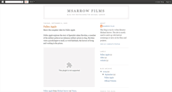 Desktop Screenshot of msarrowfilms.blogspot.com