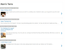 Tablet Screenshot of marnsyarns.blogspot.com