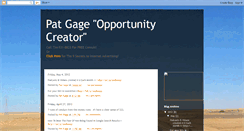 Desktop Screenshot of patgageopportunitycreator.blogspot.com