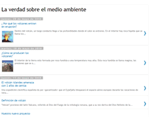 Tablet Screenshot of laverdadsobreelmedioambiente.blogspot.com