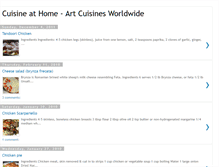 Tablet Screenshot of cuisine-home.blogspot.com