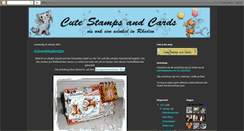 Desktop Screenshot of cutestampsandcards.blogspot.com