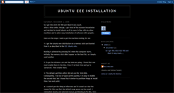 Desktop Screenshot of myubuntueee.blogspot.com