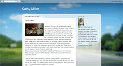 Desktop Screenshot of kathymiller1.blogspot.com