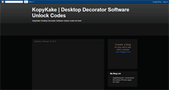 Desktop Screenshot of kopykake.blogspot.com