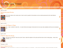 Tablet Screenshot of cocktailsandthread.blogspot.com