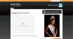 Desktop Screenshot of miss-universe2009.blogspot.com