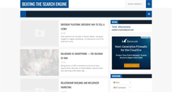 Desktop Screenshot of beatingthesearchengine.blogspot.com