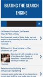 Mobile Screenshot of beatingthesearchengine.blogspot.com