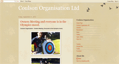 Desktop Screenshot of coulsonorganisationltd.blogspot.com