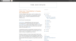 Desktop Screenshot of ess-space.blogspot.com