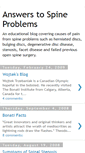 Mobile Screenshot of answers-to-spine-problems.blogspot.com