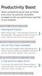 Mobile Screenshot of productivityboost.blogspot.com