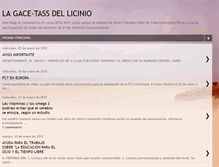 Tablet Screenshot of lagace-tassdellicinio.blogspot.com