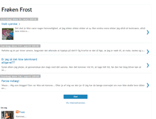 Tablet Screenshot of froekenfrost.blogspot.com