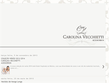 Tablet Screenshot of carolinavecchietti.blogspot.com