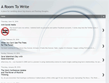 Tablet Screenshot of denise-roomtowrite.blogspot.com