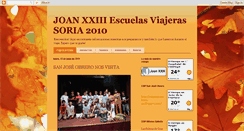 Desktop Screenshot of j23escuelasviajerassoria2010.blogspot.com