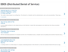 Tablet Screenshot of distributed-denial-of-service.blogspot.com