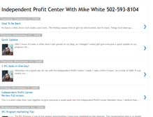 Tablet Screenshot of mdotwhite-independentprofitcenter.blogspot.com