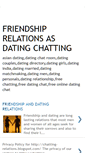 Mobile Screenshot of chatting-relations.blogspot.com