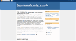 Desktop Screenshot of farmacia-parafarmacia-ortopedia.blogspot.com