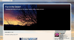 Desktop Screenshot of funinthedesert-denny.blogspot.com