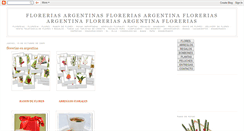 Desktop Screenshot of floreriasargentinas.blogspot.com