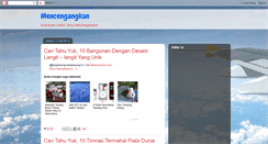 Desktop Screenshot of mencengangkan.blogspot.com