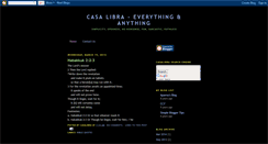 Desktop Screenshot of casalibra.blogspot.com