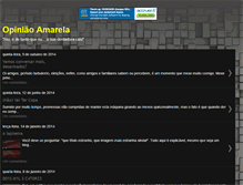 Tablet Screenshot of opiniaoamarela.blogspot.com