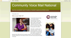 Desktop Screenshot of communityvoicemail.blogspot.com