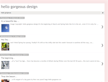 Tablet Screenshot of hellogorgeousdesign.blogspot.com