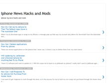 Tablet Screenshot of iphone-3g-news-hacks-mods.blogspot.com