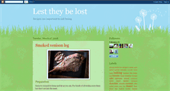 Desktop Screenshot of lesttheybelost.blogspot.com