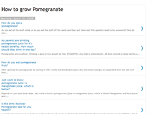 Tablet Screenshot of how-to-grow-pomegranate.blogspot.com