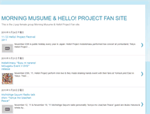 Tablet Screenshot of morningmusumehelloproject.blogspot.com